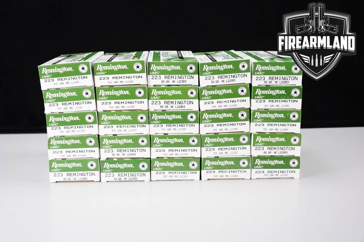 500 RDS! 223 Rem Ammo 223 Remington