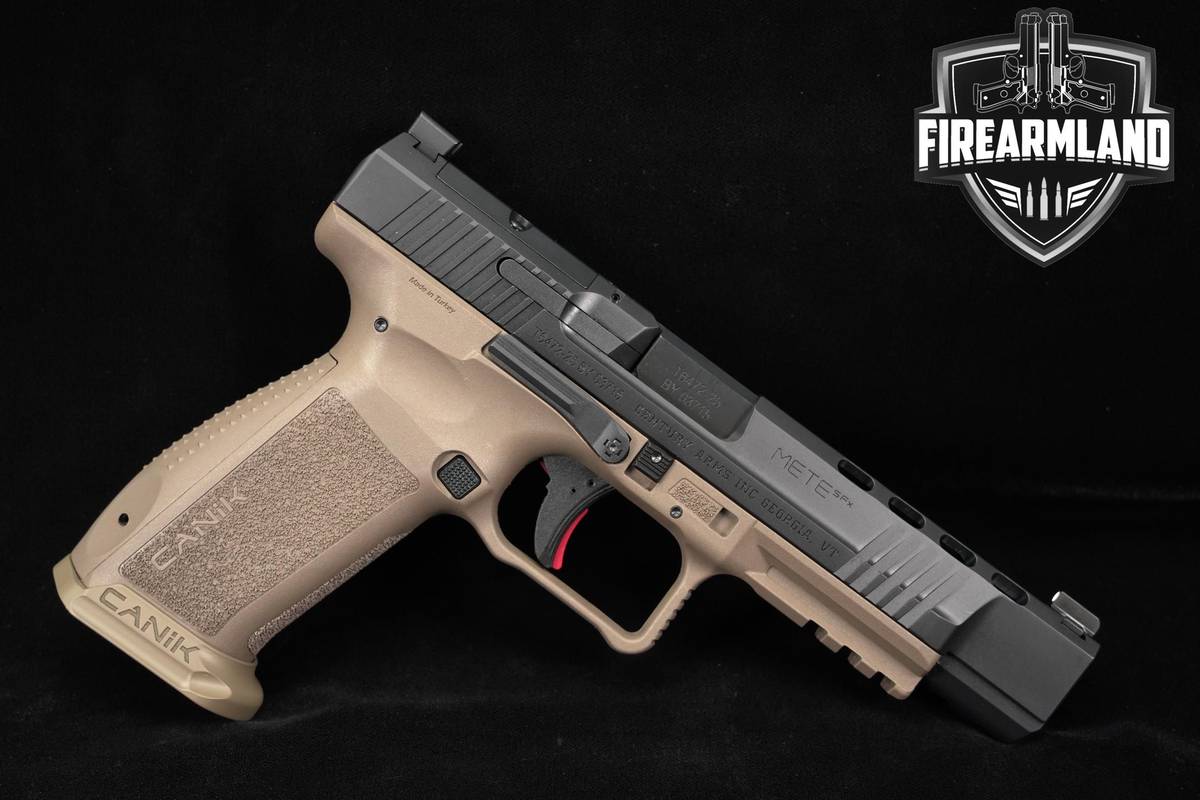 Canik METE SFX 9mm 5.2" Two-Tone Target Pistol +2 MAGS, ORIG CASE & HOLSTER