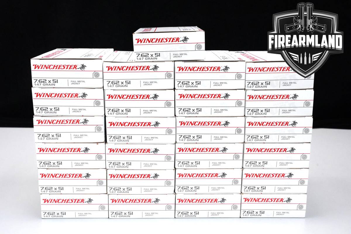 7.62 NATO Ammo .308 762x51 Ammunition 500 ROUNDS