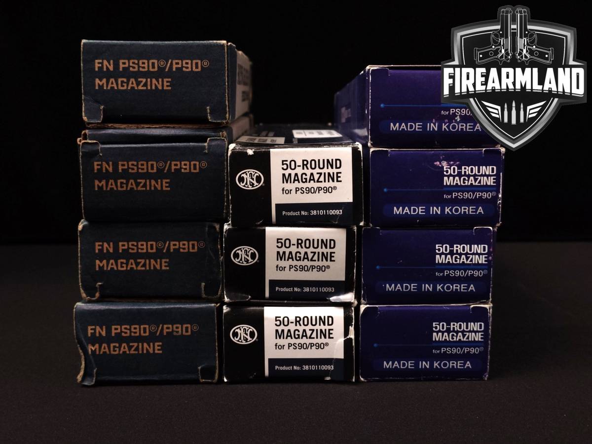 Eleven (11) FN P90/ PS90 Magazines 5.7X28 50 Round Mags 5.7 57