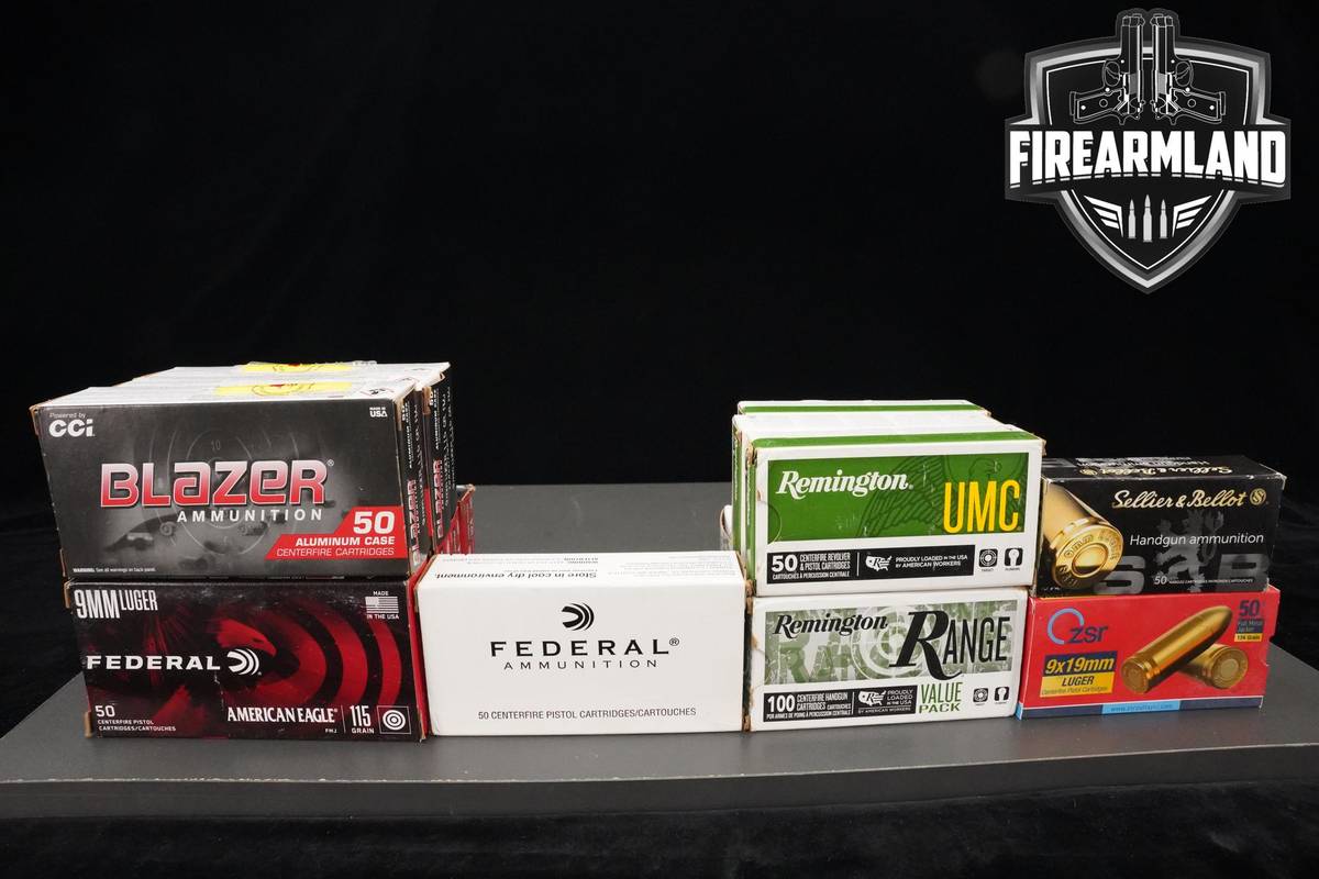1000 RDS! 9mm Ammo 9-mm