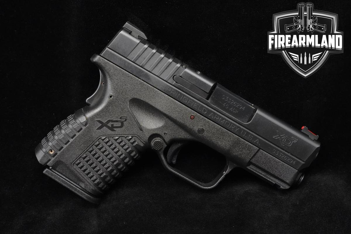 Springfield Armory XDs 45 ACP 3.3" Springfield XDs SA Black +4 MAGS & CASE