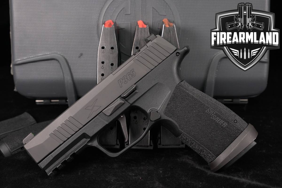 Sig Sauer P365-XMACRO TACOPS 9mm Optics-Ready P 365 +4 MAGS & ORIG CASE