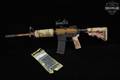 Spikes Tactical ST-15 Jolly Roger; Pirate Selector Legends; Magwell Engraving (2 of 2) 5.56mm NATO Two-Tone Black & FDE in Excellent Condition Image 2