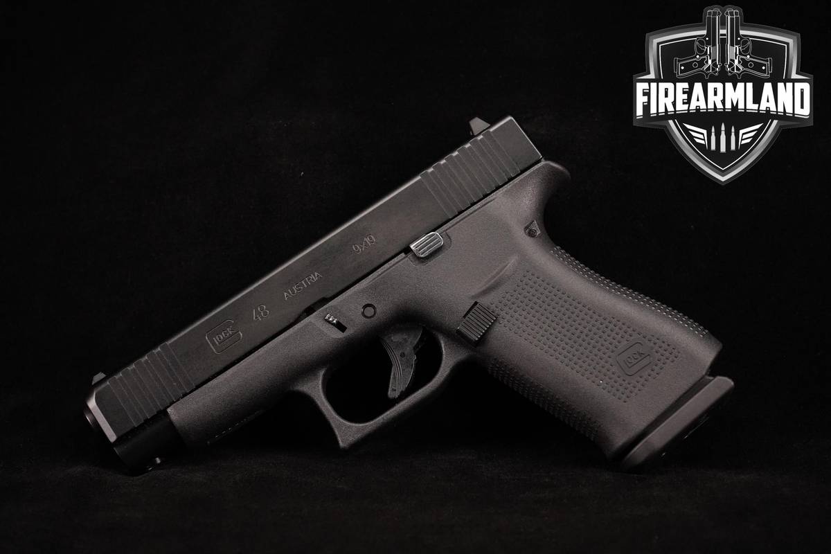 Glock 48 Slimline Black 9mm 4.17" G48 +3 MAGS & ORIG CASE