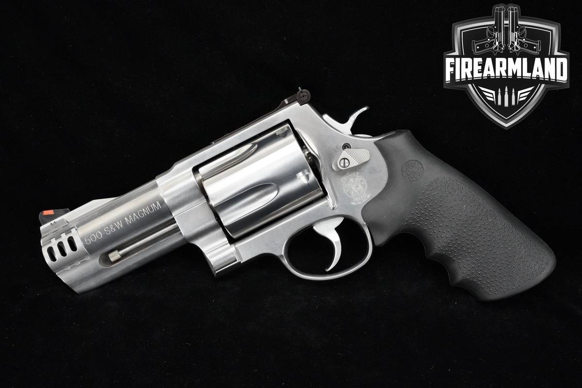 HAND-CANNON Smith & Wesson Model 500 4" S&W 500-Magnum M500 +ORIG CASE