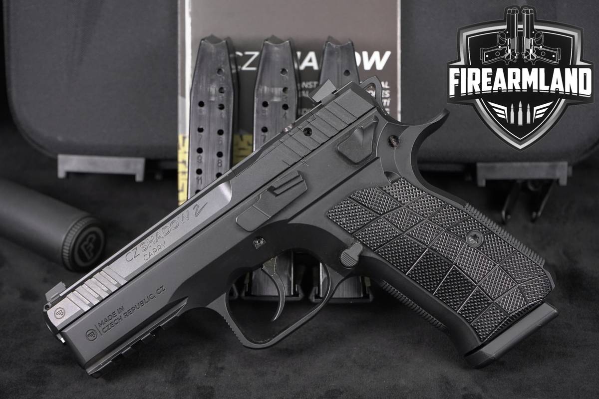 CZ Shadow 2 Carry 9mm Optics-Ready 3.7 Shadow2 +4 MAGS & ORIG CASE
