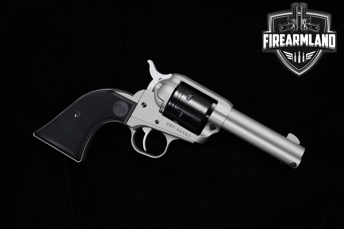 LIKE-NEW Ruger Wrangler Silver Cerakote 22LR Silver-Cerakote Ruger-Wrangler