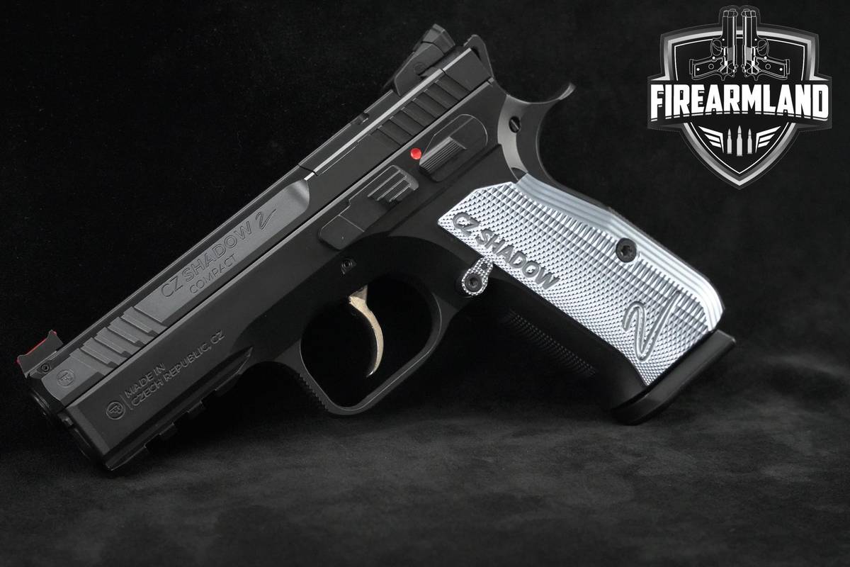 CZ Shadow 2 Compact 9mm 4" Black CZ-Shadow-2 Shadow2 CZ-75 +OPTIC PLATE