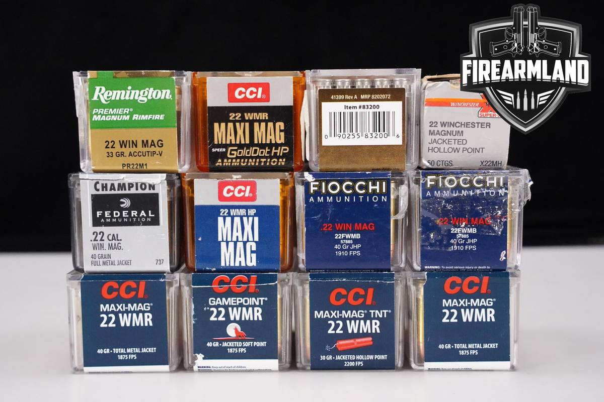 22 WMR Ammo 22-WMR Ammunition 600 ROUNDS