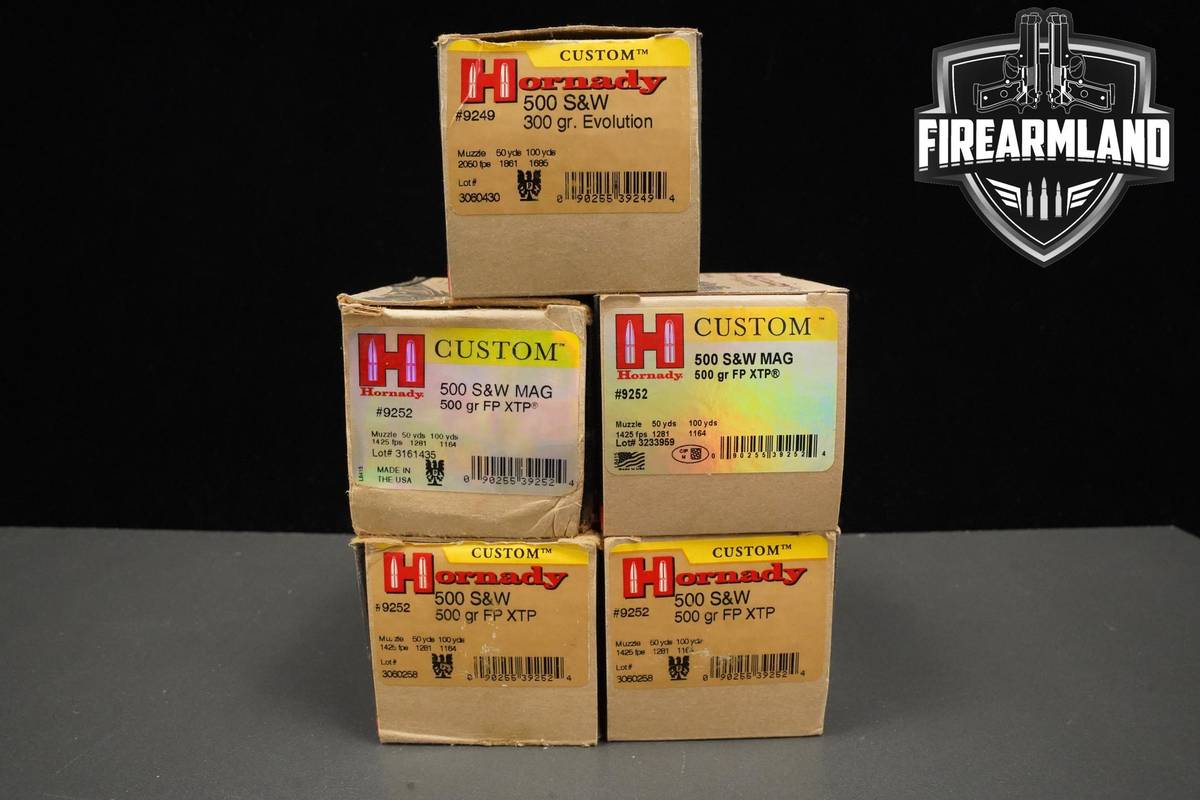 500 S&W Magnum Ammo 500-S&W-Magnum Ammunition 100 ROUNDS