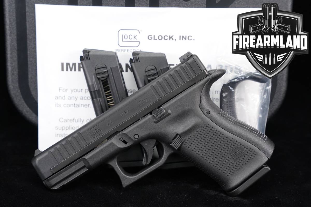 Glock G44 22LR 4.02" GMB Hybrid Slide +3 MAGS & ORIG CASE