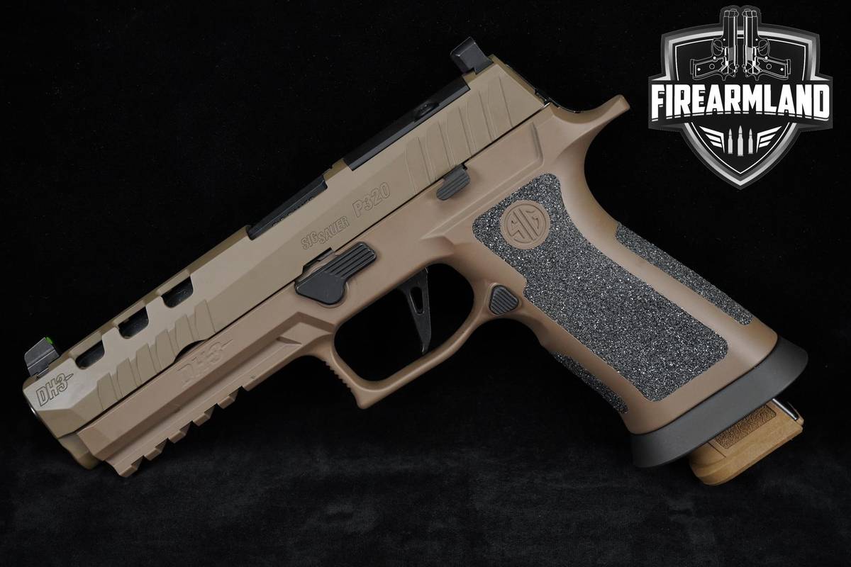 SIG Sauer Custom Works P320 X-Series XFIVE DH3 9mm 5" Coyote Tan +ORIG CASE