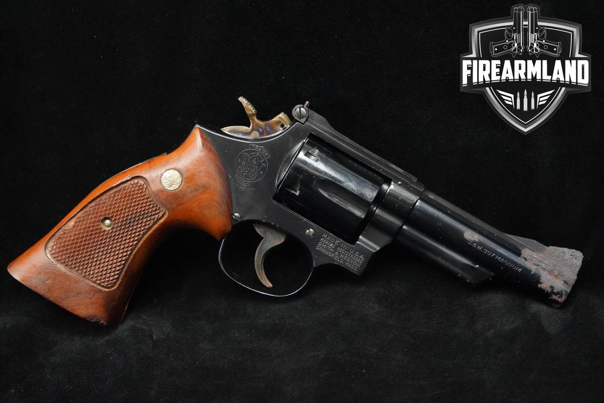 VINTAGE Smith & Wesson (S&W) Model 19-4 357 Magnum 4" Blued S&W 19-4