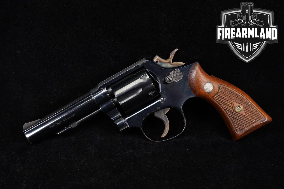 1960s VINTAGE Smith & Wesson S&W Model 10 10-6 38 Special 4" Polished Blued