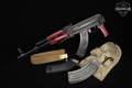 1974 Recreator Blanks Forty-7 AKMS Underfolder; 1974 Izhevsk (Izhmash) Parts Kit 7.62x39 Black & Laminated Wood in Very Good Condition Image 2