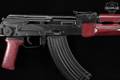 1974 Recreator Blanks Forty-7 AKMS Underfolder; 1974 Izhevsk (Izhmash) Parts Kit 7.62x39 Black & Laminated Wood in Very Good Condition Image 5