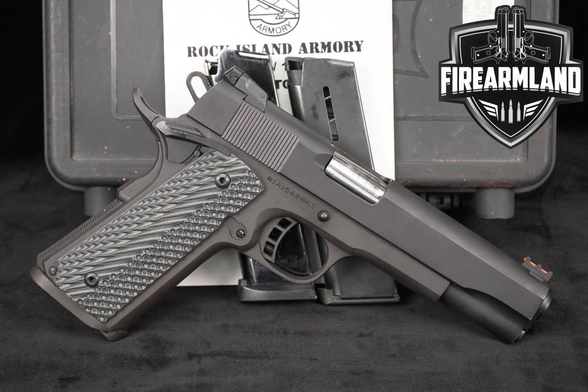 Rock Island Armory RIA M1911-A1 FS Tactical II 1911 5" +3 MAGS & ORIG CASE