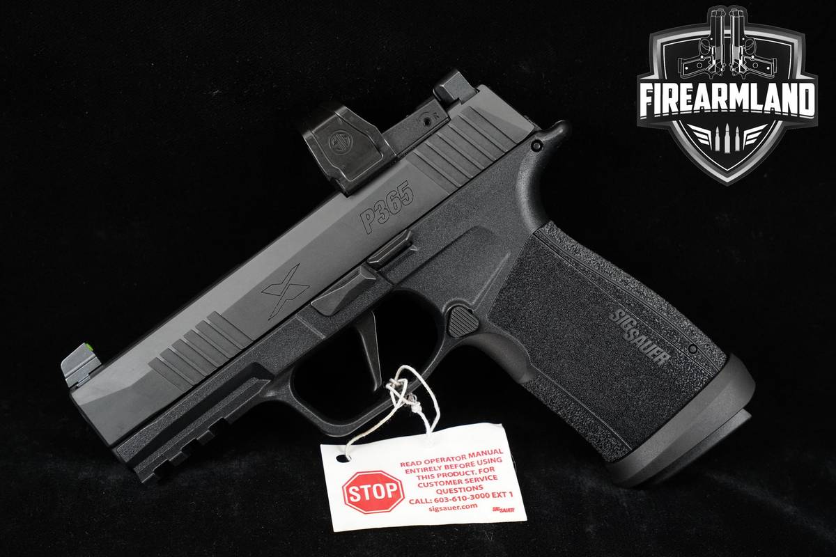 LIKE-NEW Sig Sauer P365-XMACRO RXZE Agency Vault 9mm 3.7" OPTIC