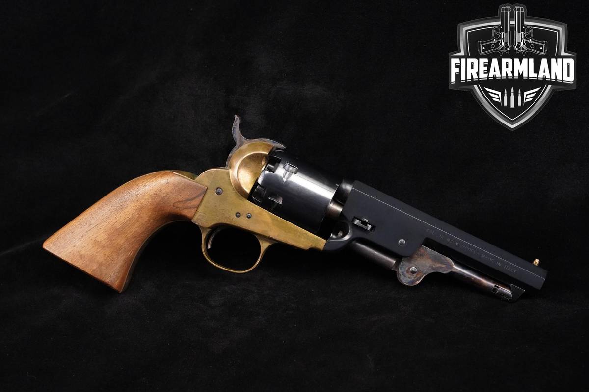Pietta Model 1851 Navy Sheriff .36 Black Powder 5" Blued & Brass