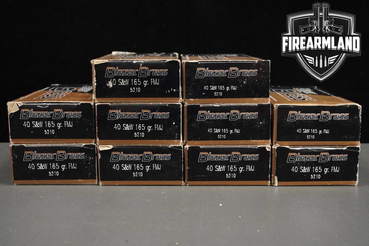 40 S&W Ammo 40-S&W Ammunition 500 ROUNDS