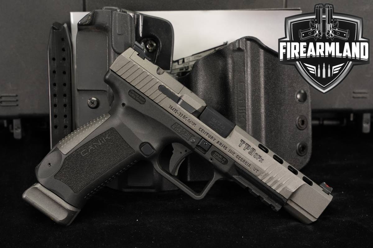 Canik TP9 SFx 9mm 5.2" Gray & Black TP-9 +2 MAGS, ORIG CASE & HOLSTER
