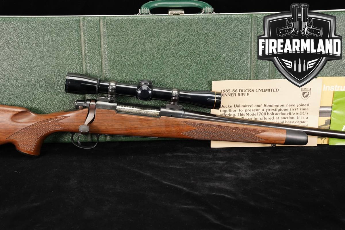 LIMITED 1985 Remington Model 700 BDL DUCKS UNLIMITED Dinner Rifle 30-06