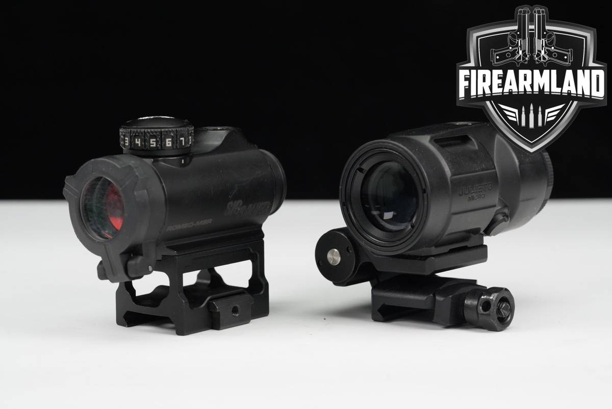 Sig Sauer Romeo-MSR & Juliet 3 Combo 2 MOA Red Dot 3x Magnification SORJMSR