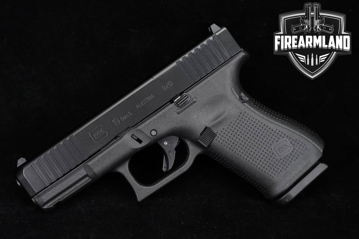 OPTICS-READY Glock 19 Gen 5 MOS 9mm 4.02" G19 Gen5 +2 MAGS & ORIG CASE