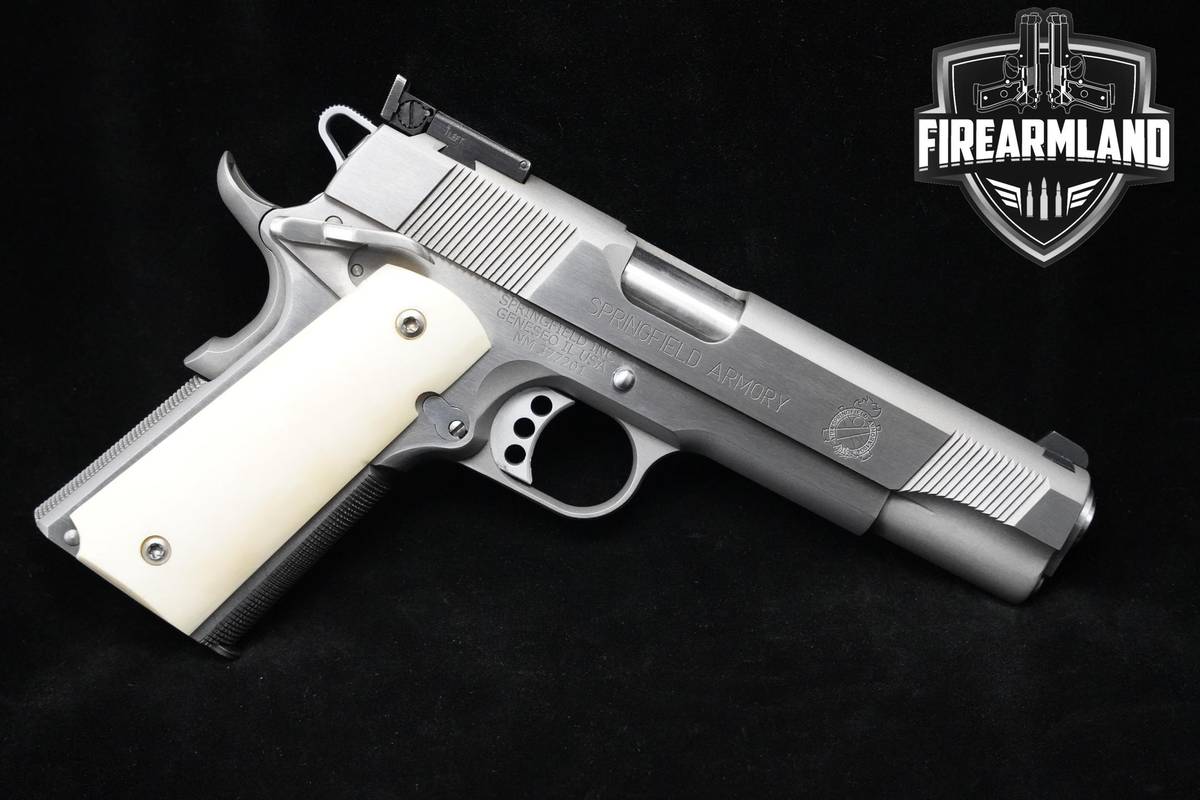 BONE GRIPS Springfield Armory Model 1911-A1 45 ACP 1911 Springfield 1911-A1