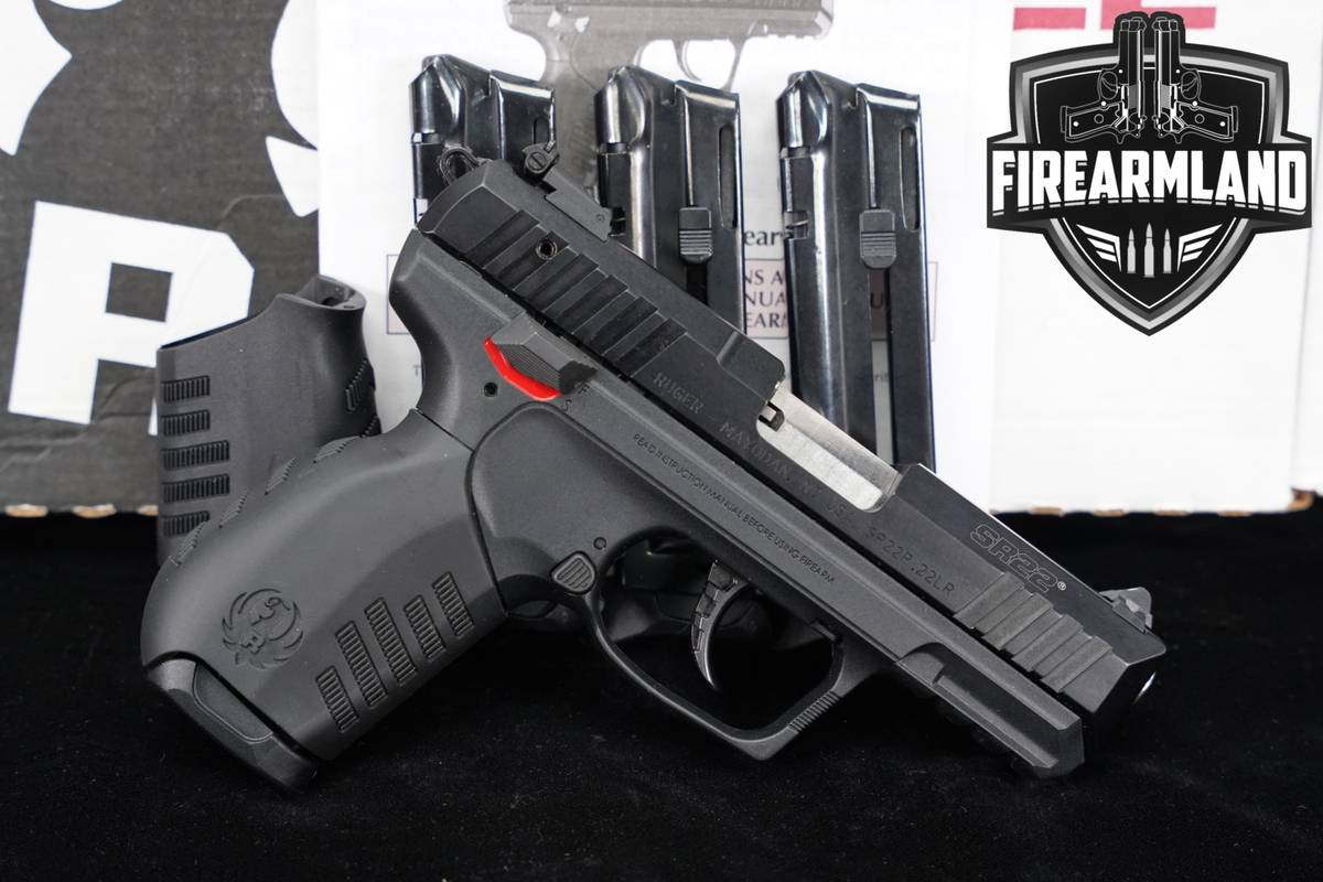 Ruger SR22 22LR 3.5" SR-22 +4 MAGS & ORIG BOX