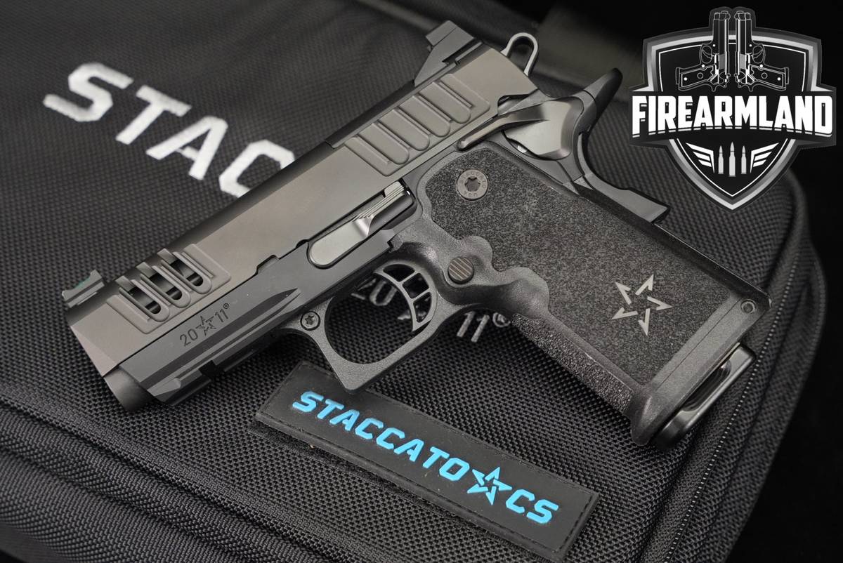 Staccato CS X-Series V3 9mm 1911 3.5" STI 2011 WINDOWED +3 MAGS, CASE