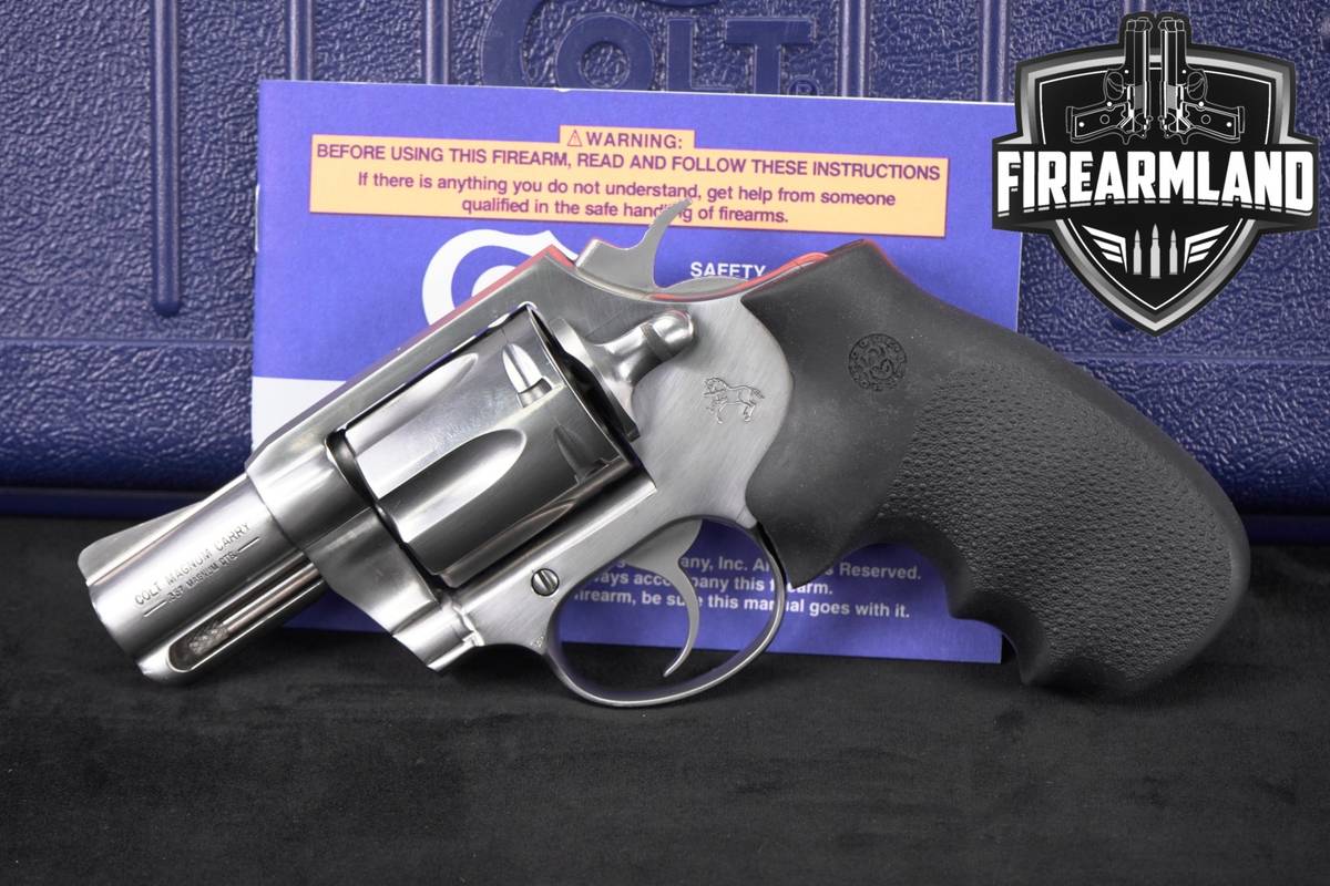 LIMITED 1999 Colt Magnum Carry 357Magnum 2" Satin Stainless +ORIG CASE