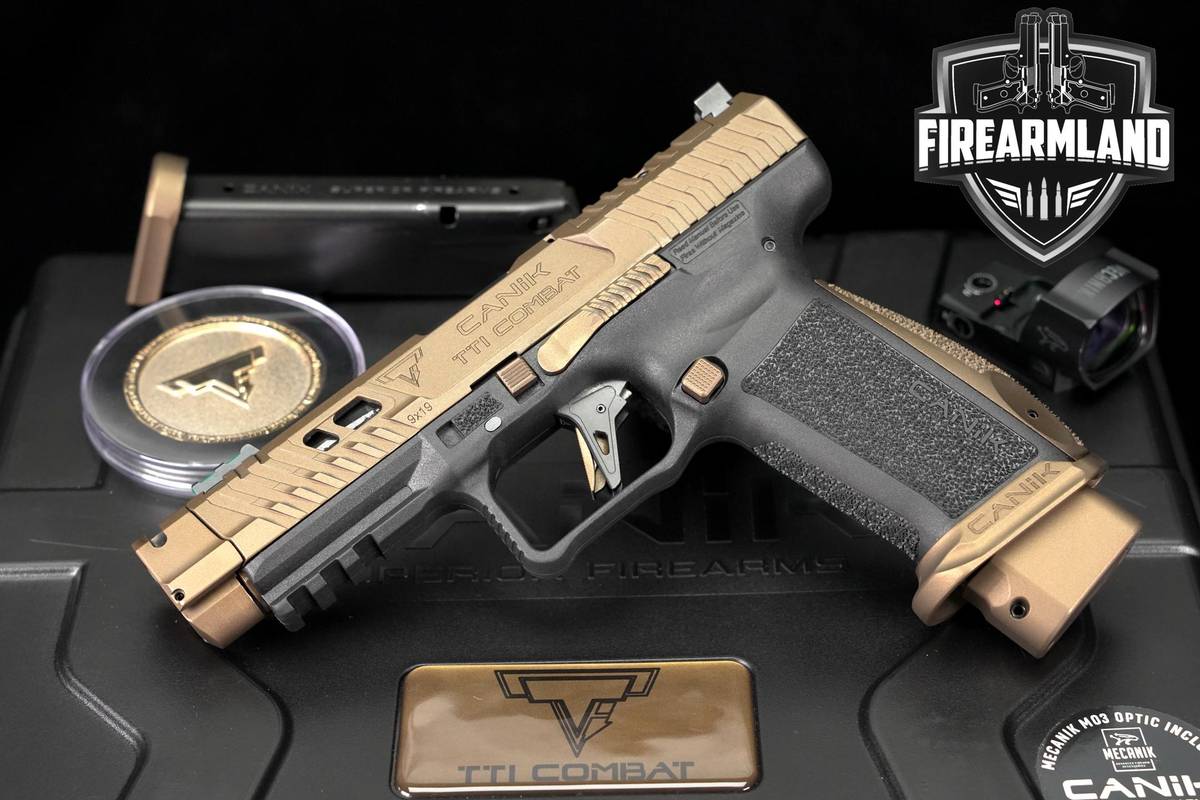 Canik TTI Combat 9mm Two-Tone Bronze +2 MAGS, OPTIC & HOLSTER
