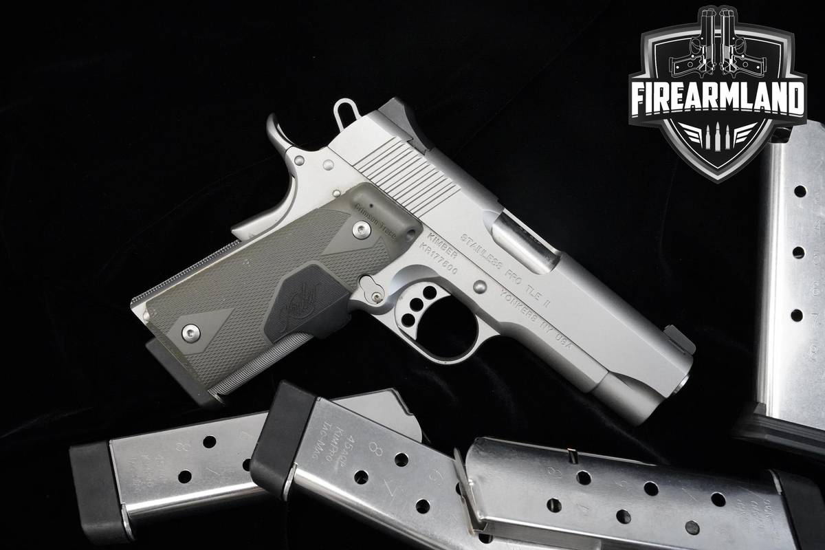 Kimber Stainless Pro TLE II LG 45 ACP 1911 Kimber 1911 1911A1 5 MAGS