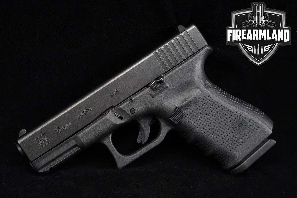 Glock 19 Gen4 9mm 4" Glock-19 G19 Gen-4 +2 MAGS & ORIG CASE