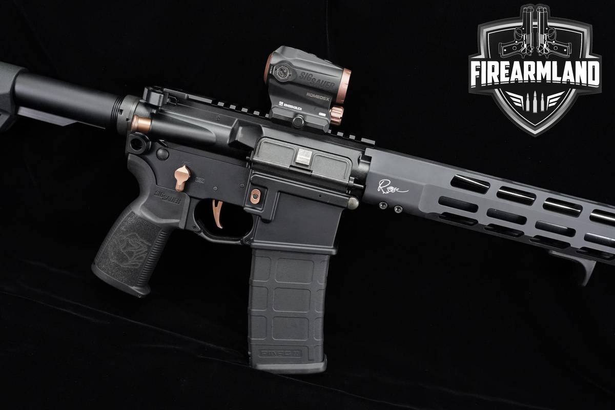 Sig Sauer M400 ROSE 5.56 NATO AR-15 AR15 16" +2 MAGS, ORIG BOX & OPTIC