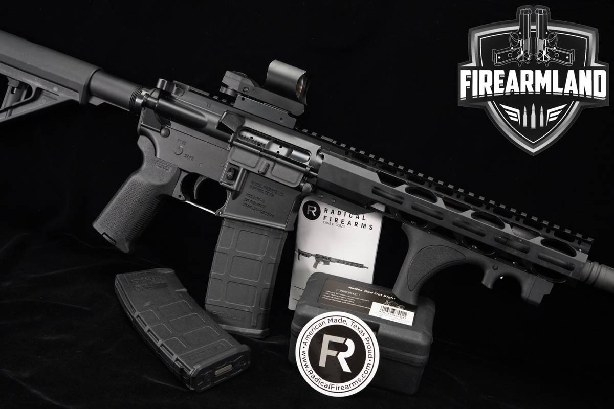Radical Firearms RF-15 5.56 NATO AR15 10.5" RF15 +OPTICS & LIGHT