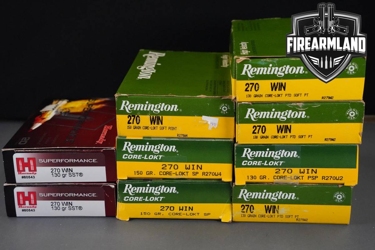180 ROUNDS! 270 Win Ammo 270-Win Ammunition