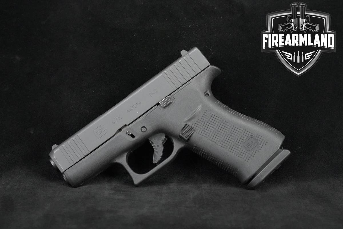 Glock 43X 9mm 3.4" Glock G43X G-43X G43-X +2 MAGS, ORIG BOX & HOLSTER