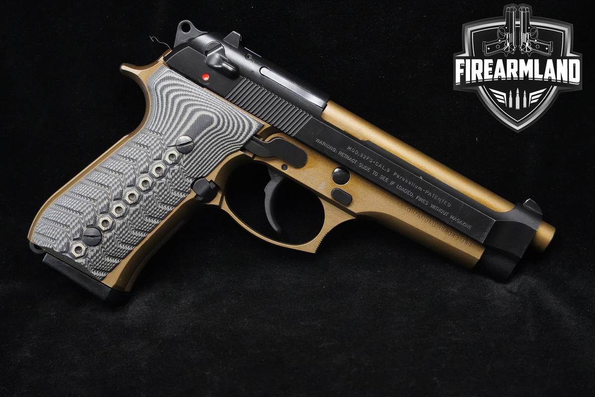 LIMITED Beretta 92FS Bronze Two-Tone Beretta-92FS +2 MAGS & ORIG CASE