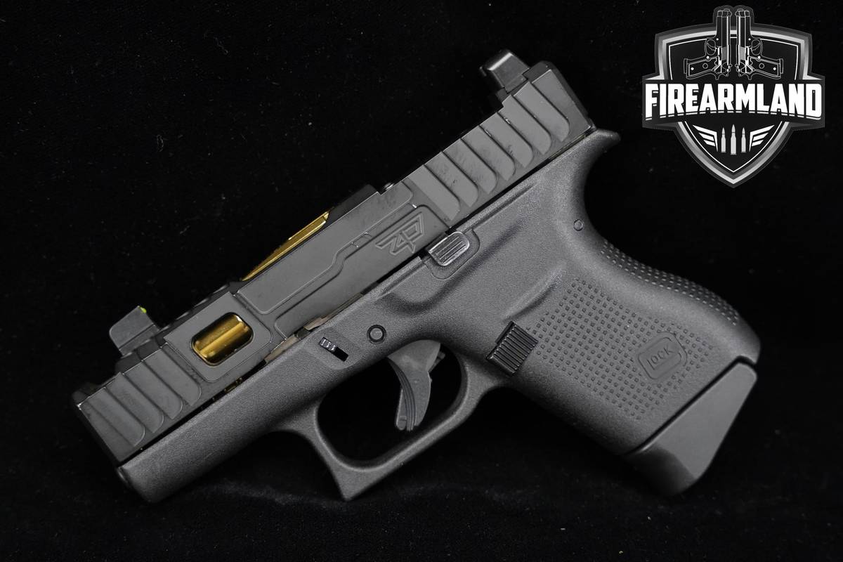 COMPENSATED MICRO! Glock 43 OR 9mm 3.25" G43 Zaffiri +8 MAGS & ORIG CASE