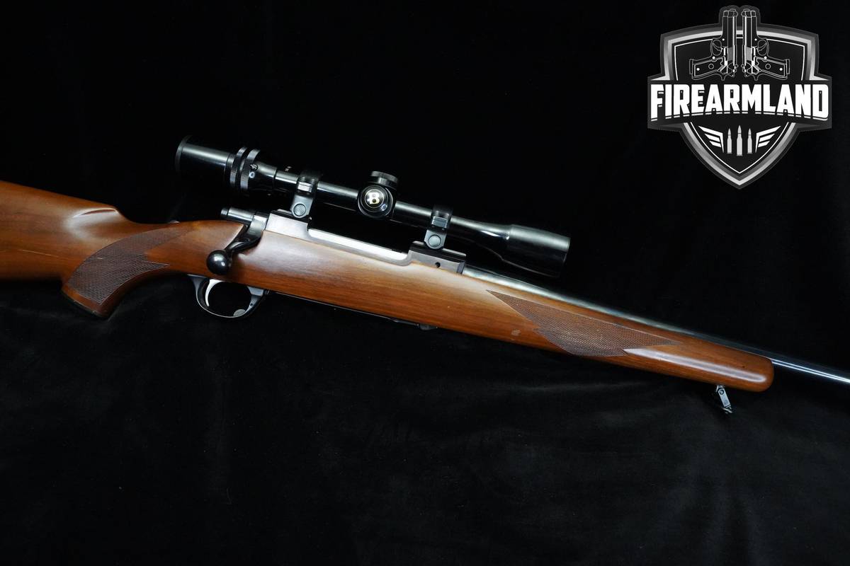 1991 Ruger M77 Tang Safety 257 Roberts 22" Blued Ruger-M77 Model 77 +OPTIC