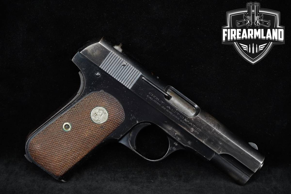 VINTAGE! Colt Model 1903 Pocket Hammerless Type V 32-ACP 3.75" Blued