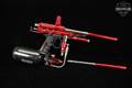 2002 P&P Paintball WGP Autococker Cold Fusion .68 Two-Tone Red & Chrome in Very Good Condition Image 2