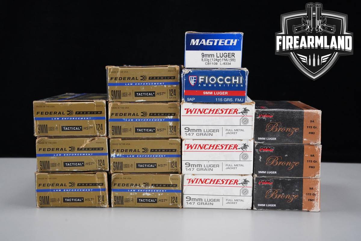 750 RDS! 9mm Ammo 9-mm