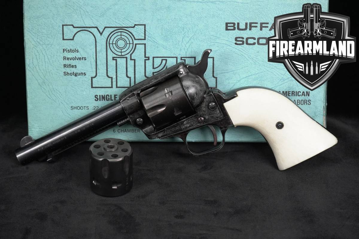 Titan Buffalo Scout Model E15 22LR 4.75" CONVERTIBLE +ORIG BOX
