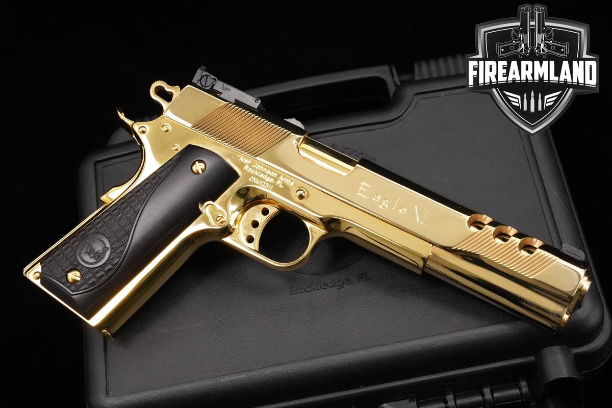 Iver Johnson Golden Eagle XL 10mm 6" Iver-Johnson Golden-Eagle XL ORIG CASE