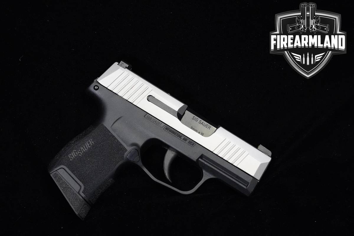Sig Sauer P365 9mm 3.1" Stainless Steel Two-Tone Sig P365 P-365 +2 MAGS