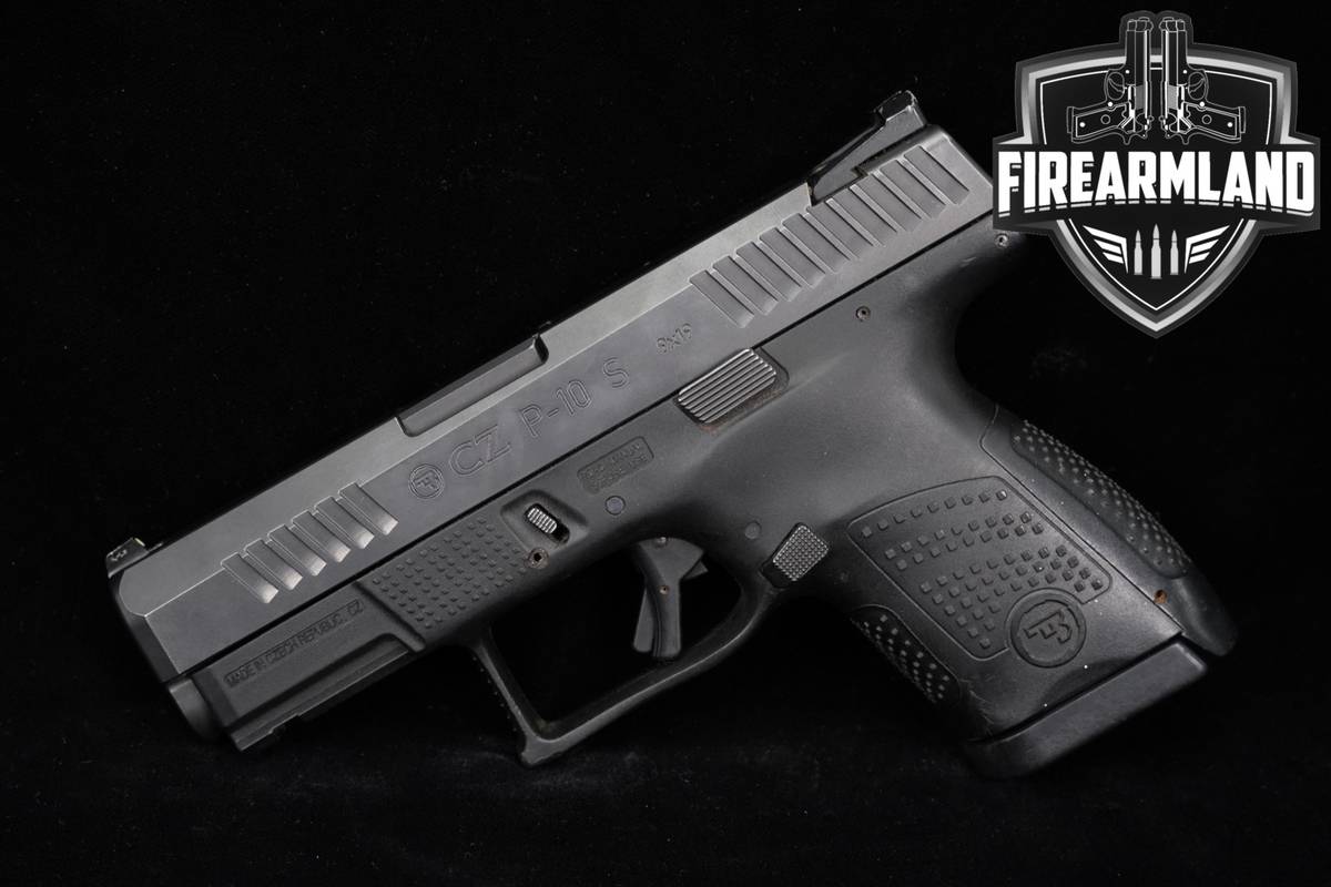 CZ P-10 S 9mm 3.5" P10 P10S Nitride Finish CCW Luminescent 3-dot Sights